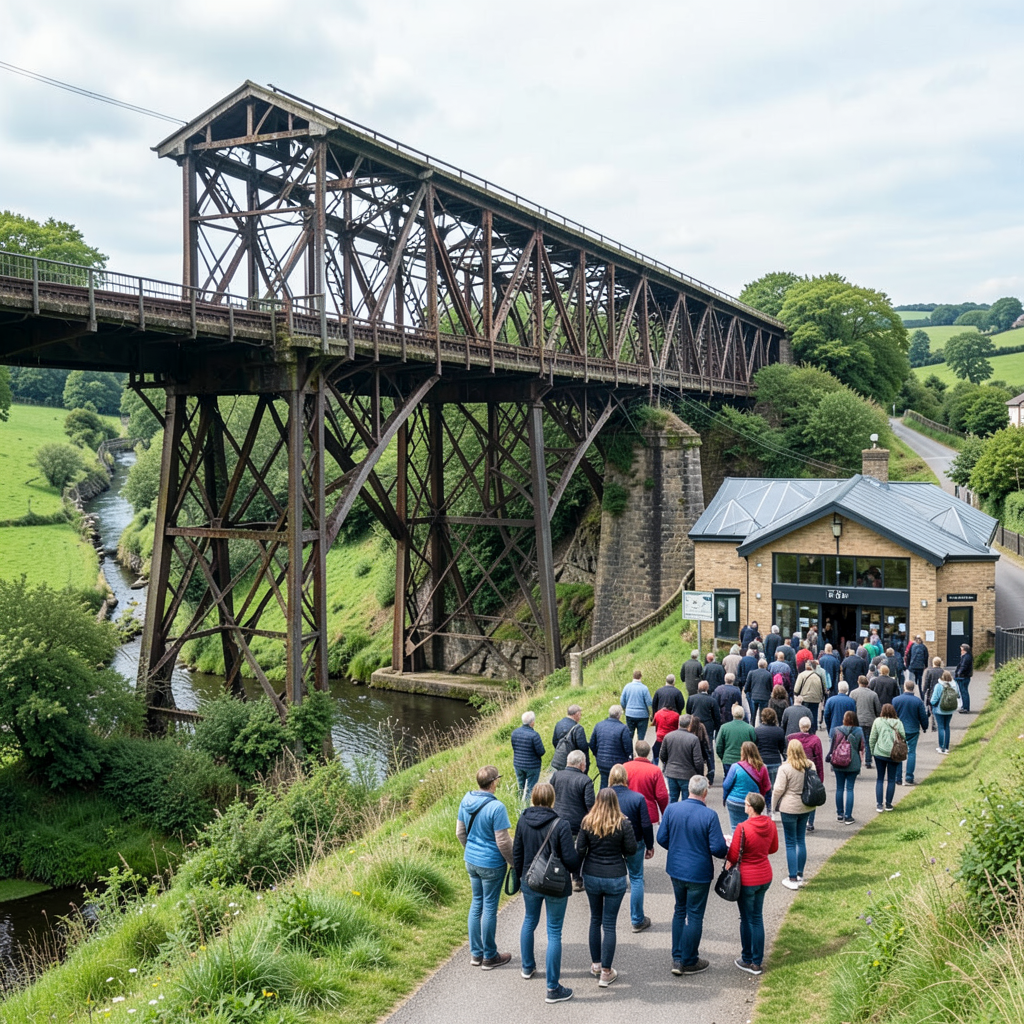 Hundreds Flock to Restored Bennerley Viaduct